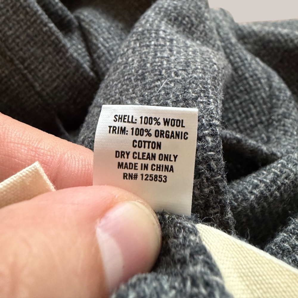 Taylor Stitch The Service Shirt Ash Melange Wool - Picture 5 of 8